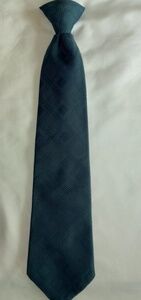 Sears Snapper Dark Blue Green Snap-on Tie